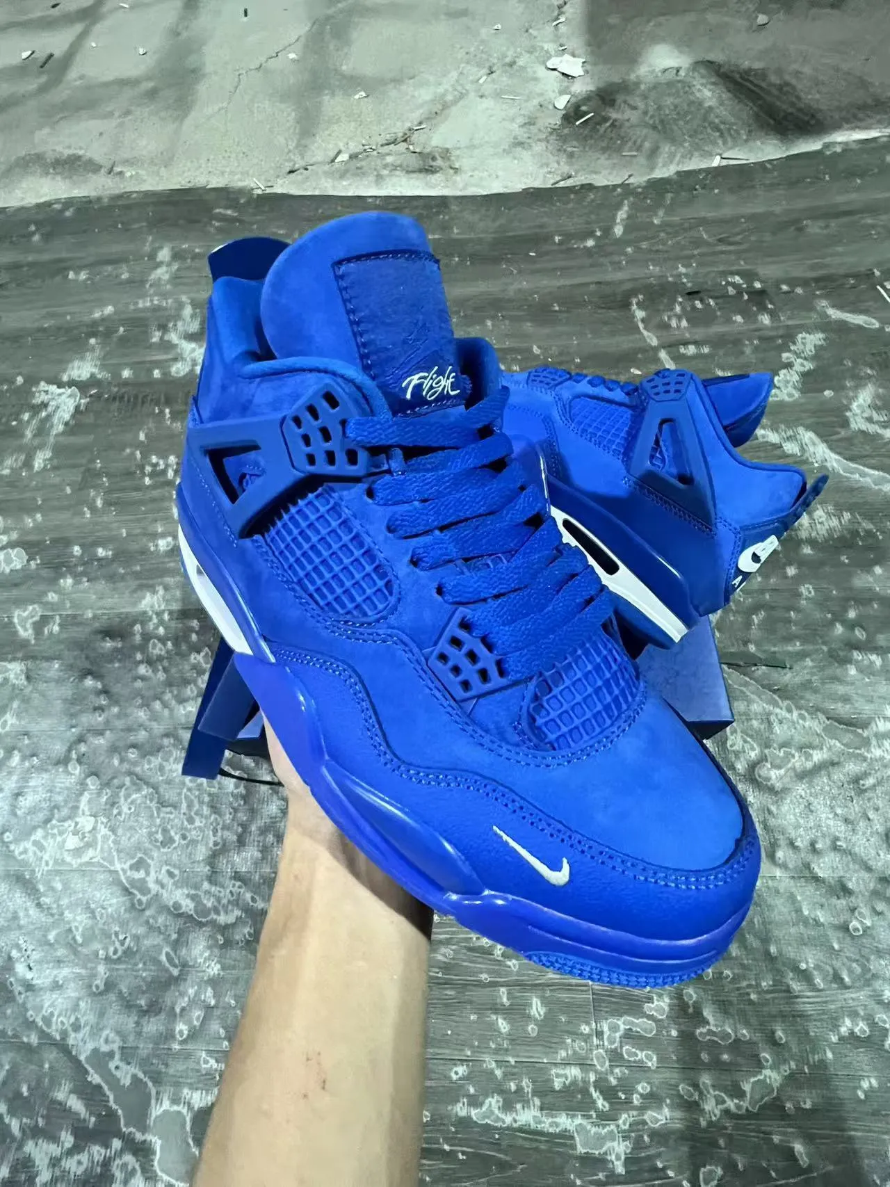 Nike Air Jordan 4 Royal Blue Basketball Shoes 2