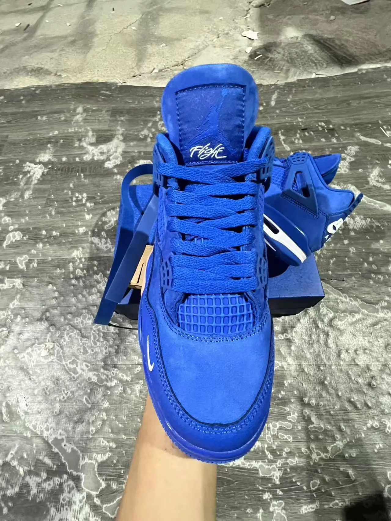 Nike Air Jordan 4 Royal Blue Basketball Shoes 3