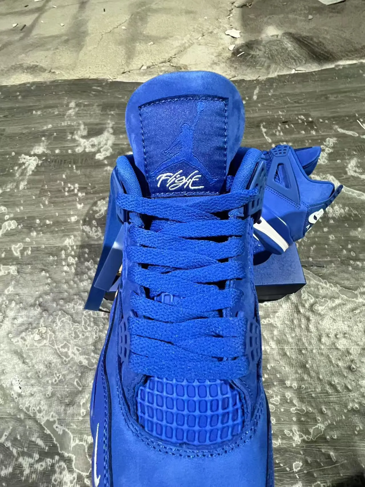 Nike Air Jordan 4 Royal Blue Basketball Shoes 4