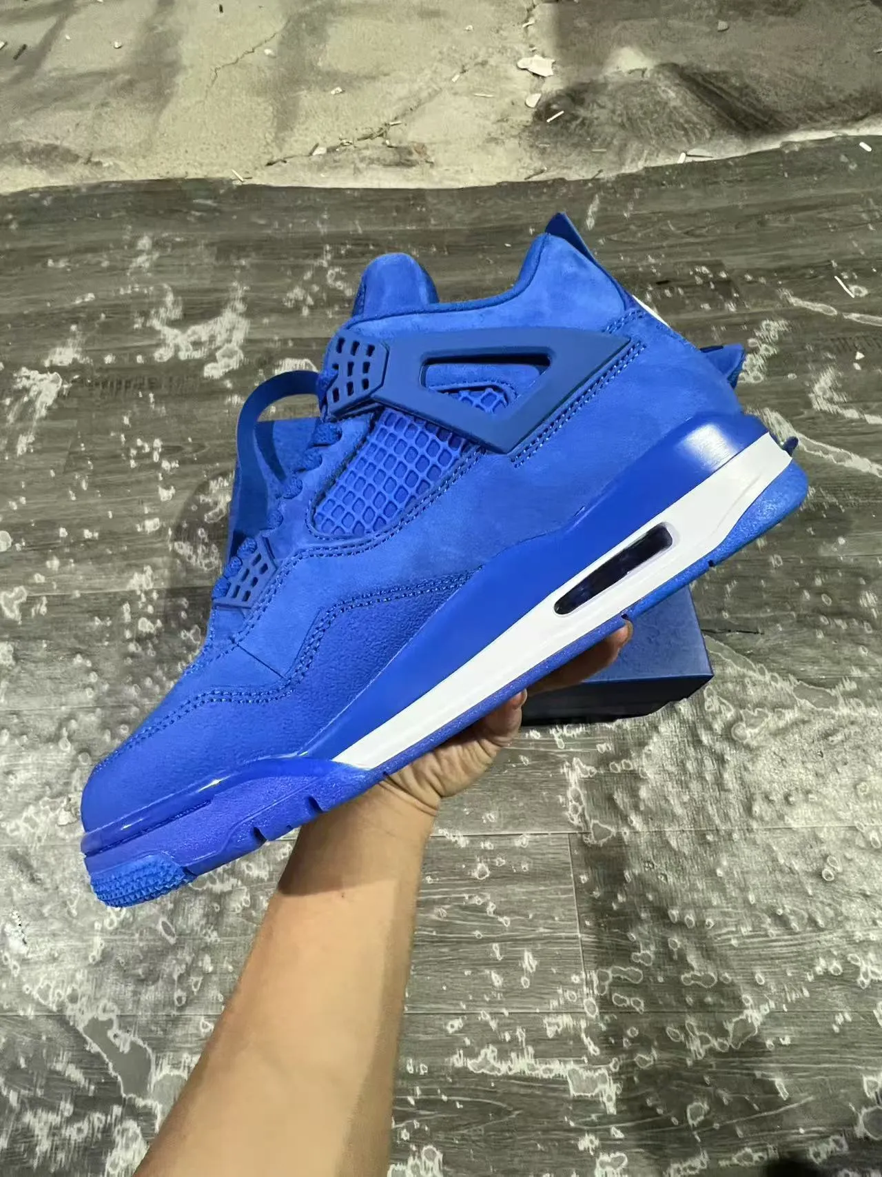 Nike Air Jordan 4 Royal Blue Basketball Shoes 5