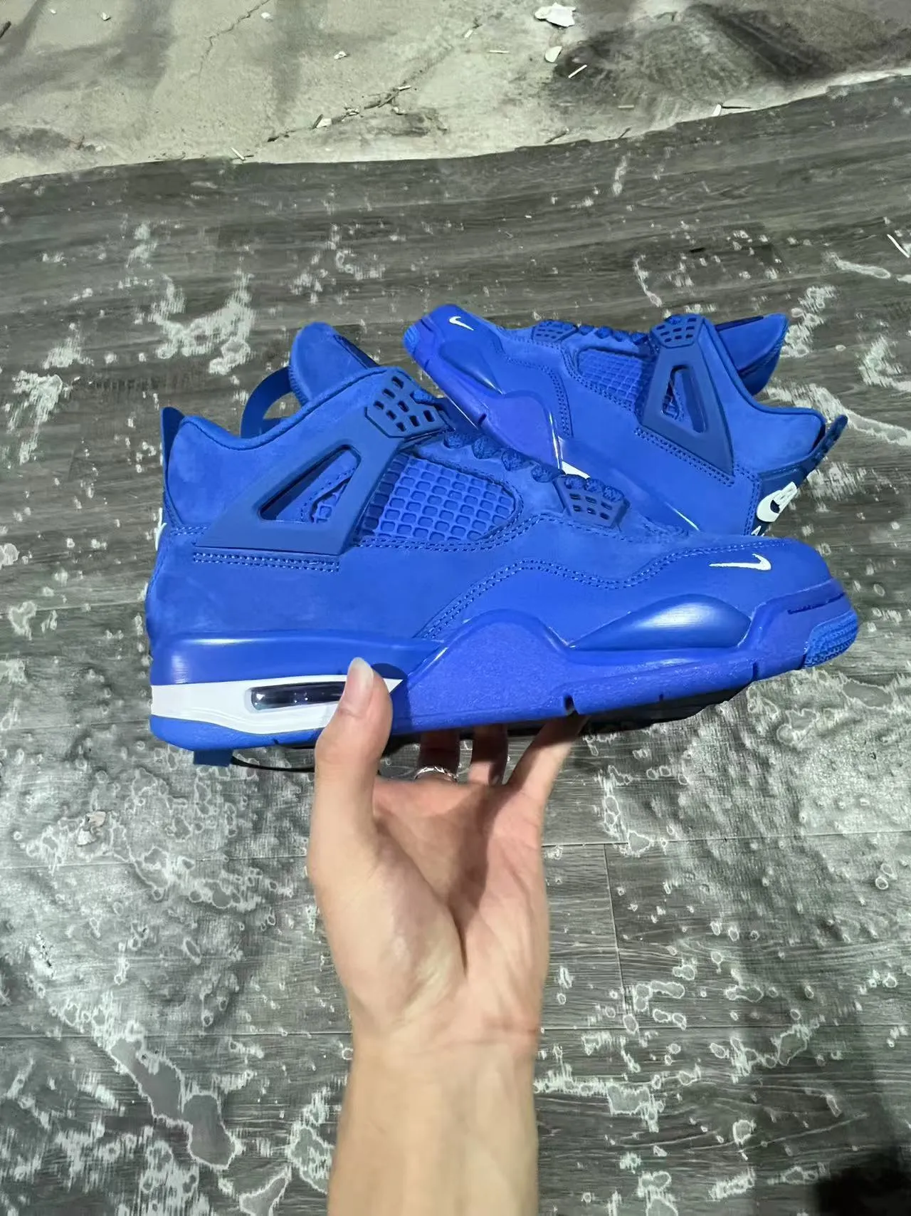 Nike Air Jordan 4 Royal Blue Basketball Shoes 7