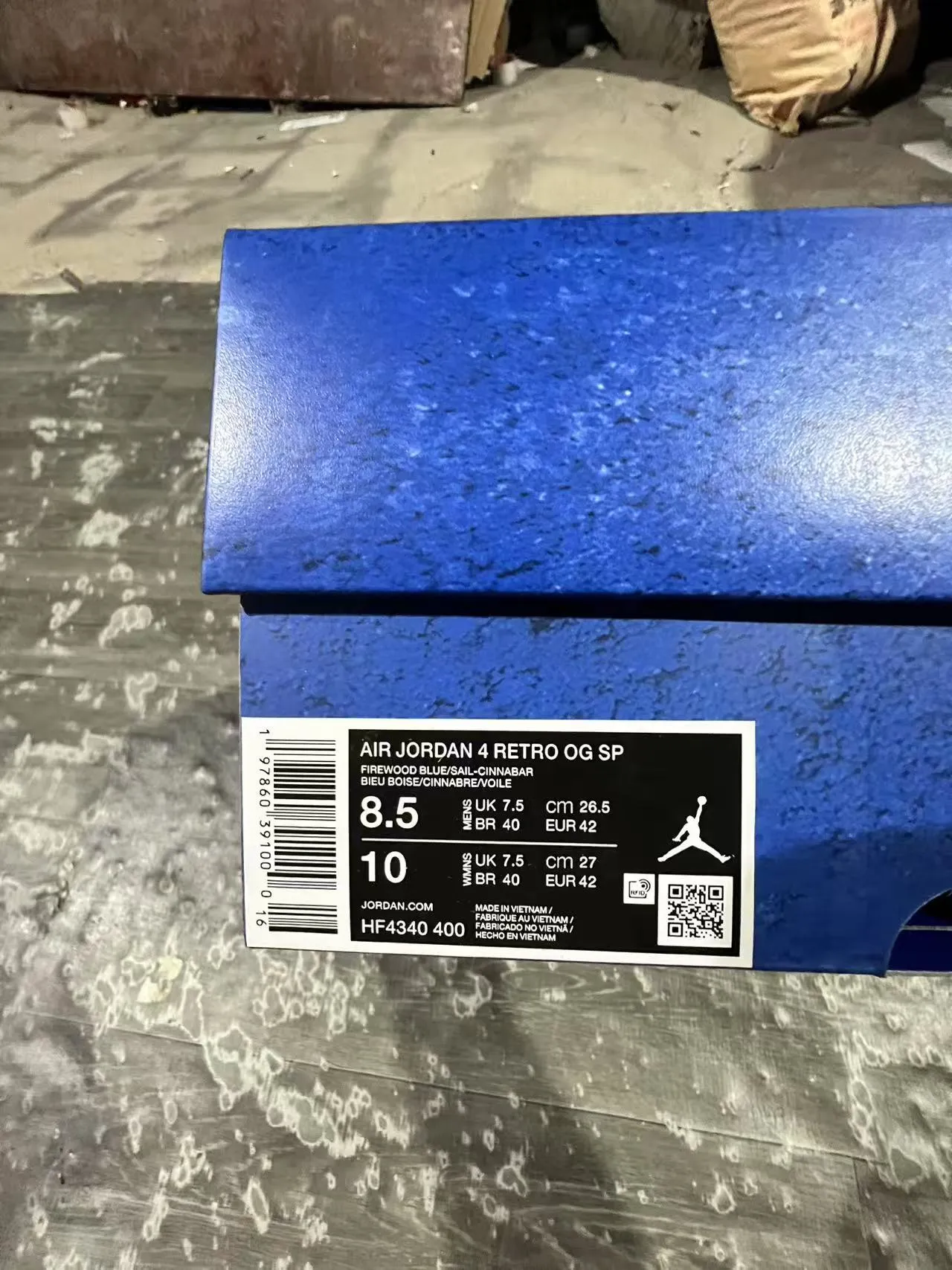 Nike Air Jordan 4 Royal Blue Basketball Shoes 10
