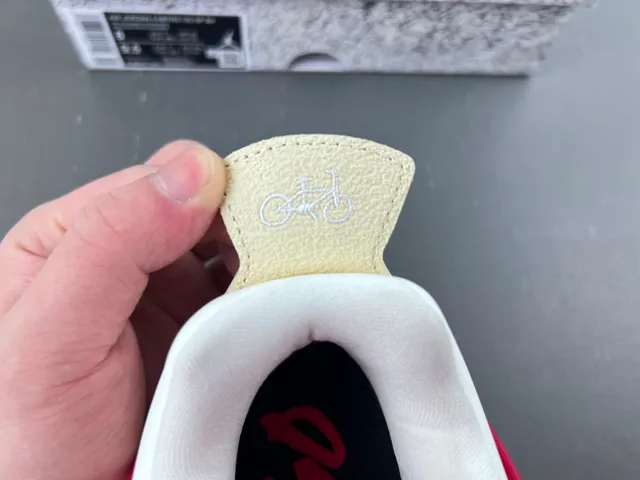 Nike Air Jordan 4 White Red Navy Basketball Shoes 7