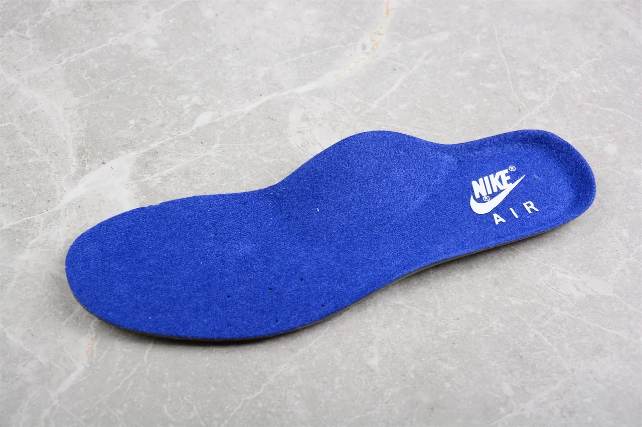 Nike Air Max 1 Denim and Suede Blue Yellow Lifestyle Sneakers 6