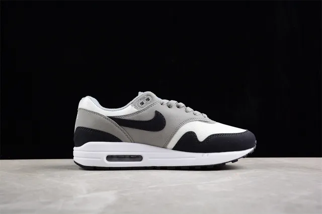Nike Air Max 1 White Gray Navy Lifestyle Sneakers 11