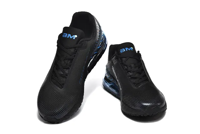 Nike Air Max 5 Negro Azul eléctrico Zapatos de correr 3