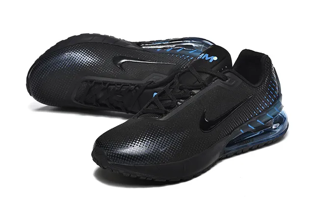Nike Air Max 5 Negro Azul eléctrico Zapatos de correr 4