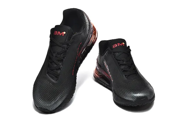 Nike Air Max 5 Negro Azul eléctrico Zapatos de correr 14