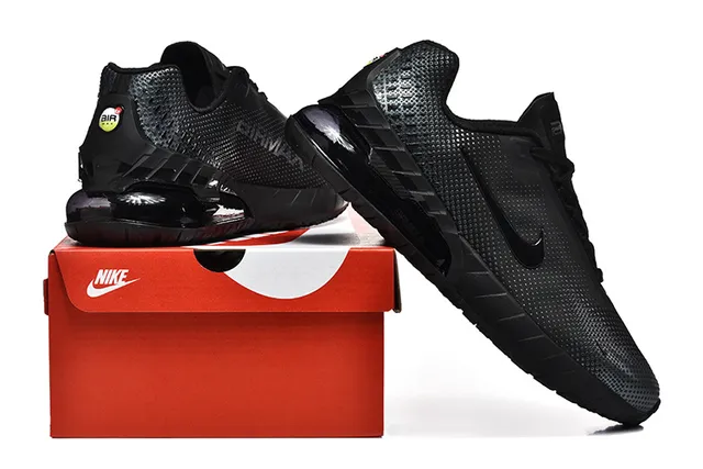 Nike Air Max 5 Negro Azul eléctrico Zapatos de correr 22