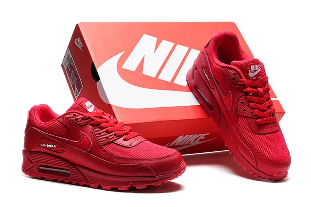 Nike Air Max 90 Red Lifestyle Sneakers 2