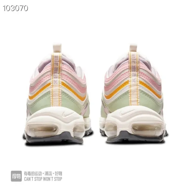 Nike Air Max 97 Pastel Multicolor Layered Upper Lifestyle Sneakers 2