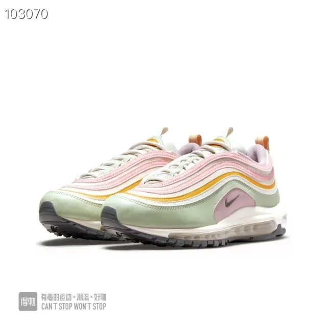 Nike Air Max 97 Pastel Multicolor Layered Upper Lifestyle Sneakers 4