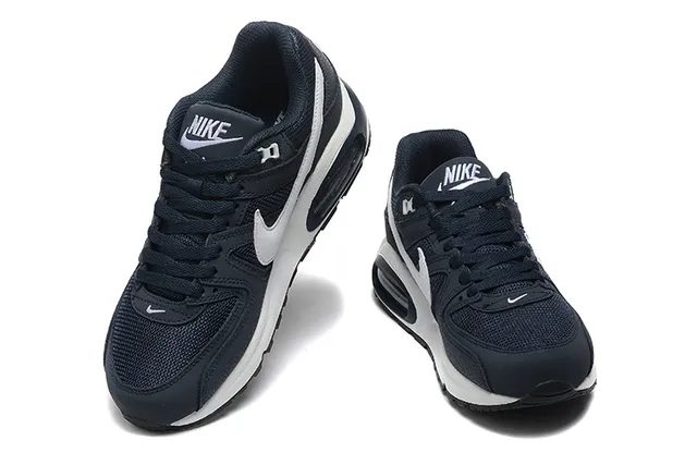 Nike Air Max Command Navy and White Lifestyle Sneakers 4