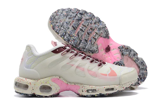 Nike Air Max Plus Pink and Maroon Lifestyle Sneakers 5