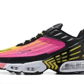 Nike Air Max Plus Tuned Air Gradient Pink Yellow Black Lifestyle Sneakers