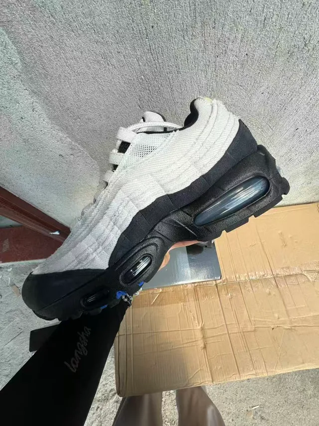 Nike Air Max Plus White Black Chunky Sneakers 5
