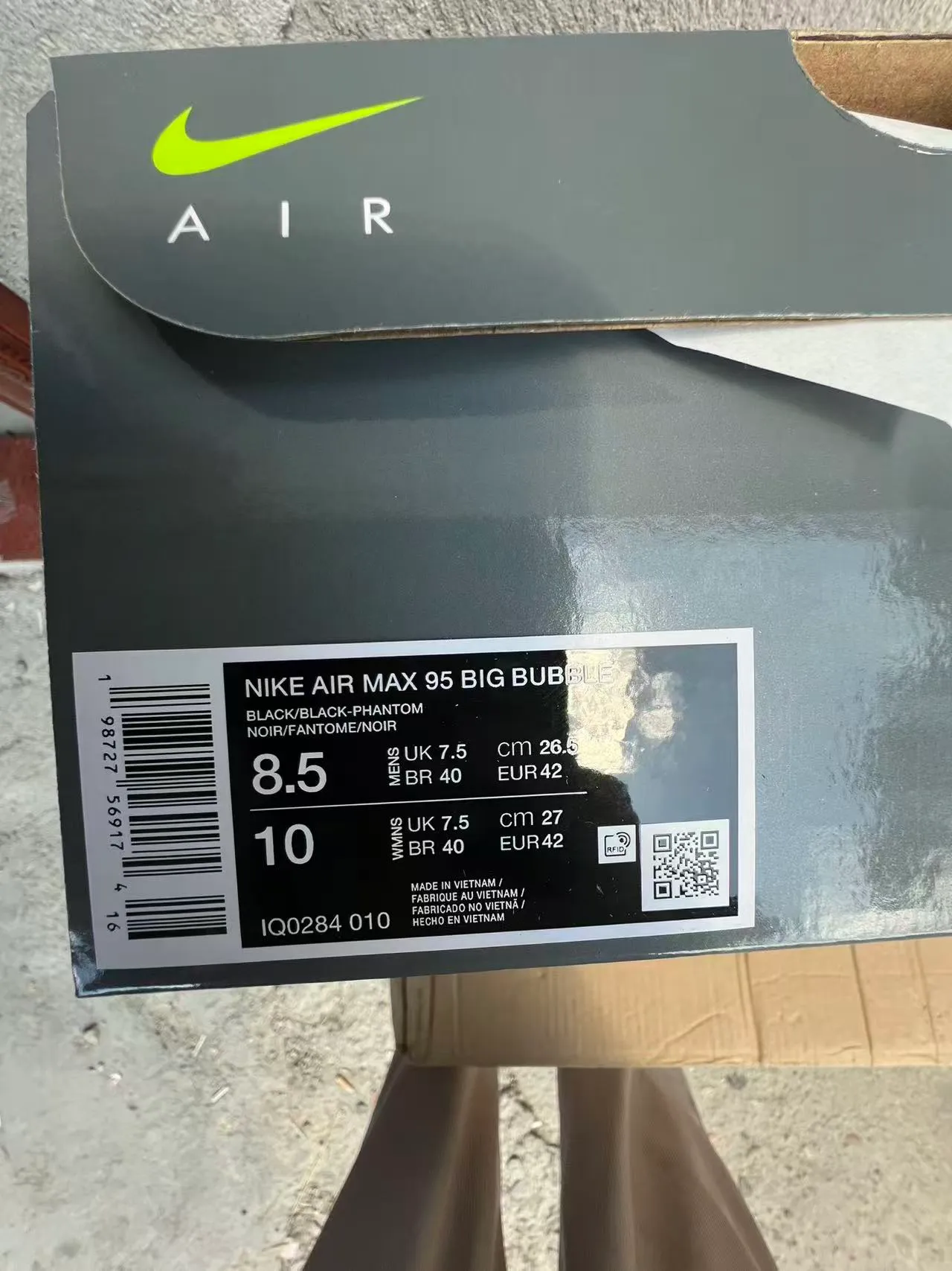 Nike Air Max Plus White Black Chunky Sneakers 9
