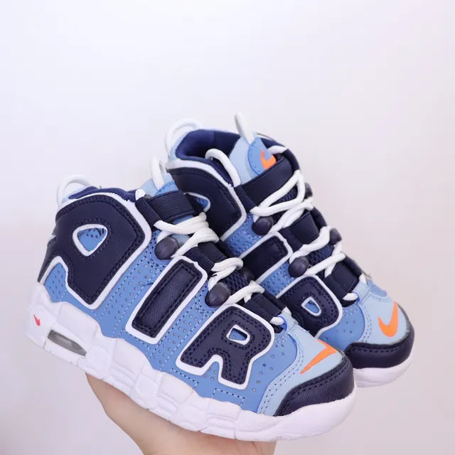 Nike Air More Uptempo White Red Black Basketball Shoes 11