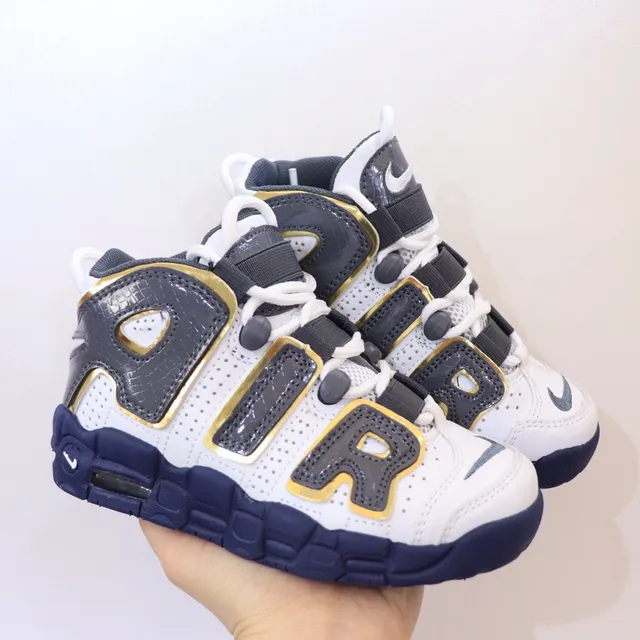 Nike Air More Uptempo White Red Black Basketball Shoes 18