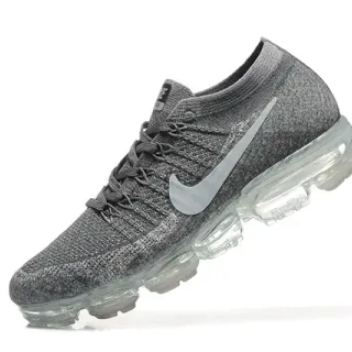Nike Air VaporMax Flyknit Gray Translucent Lifestyle Sneakers
