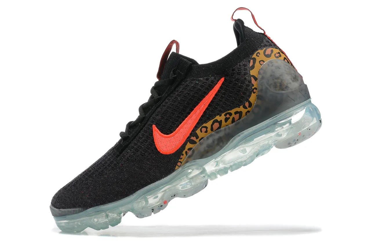 Nike Air VaporMax Flyknit Leopard Print Lifestyle Sneakers 10