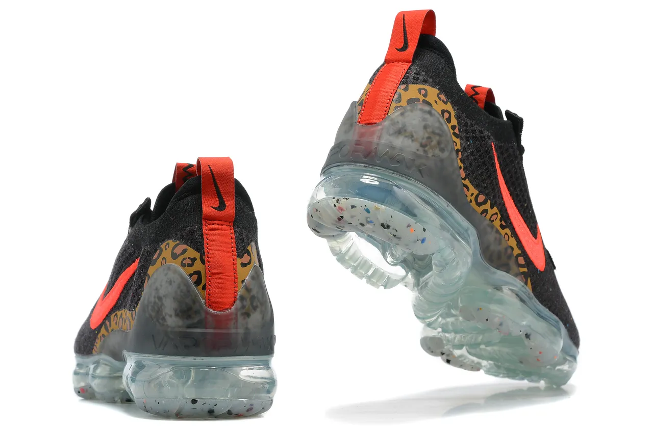 Nike Air VaporMax Flyknit Leopard Print Lifestyle Sneakers 11