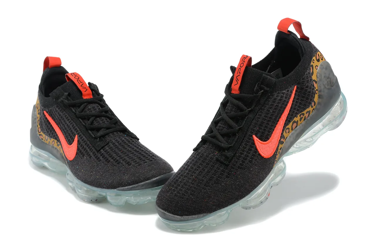 Nike Air VaporMax Flyknit Leopard Print Lifestyle Sneakers 12