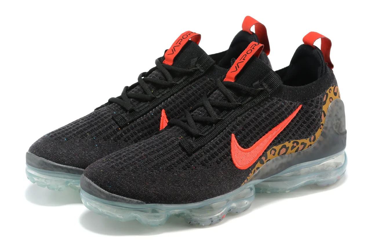 Nike Air VaporMax Flyknit Leopard Print Lifestyle Sneakers 15