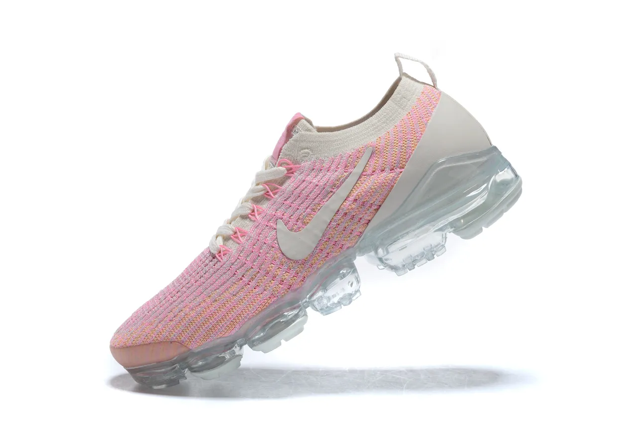 Nike Air VaporMax Flyknit Pink Peach Gradient Lifestyle Sneakers 7