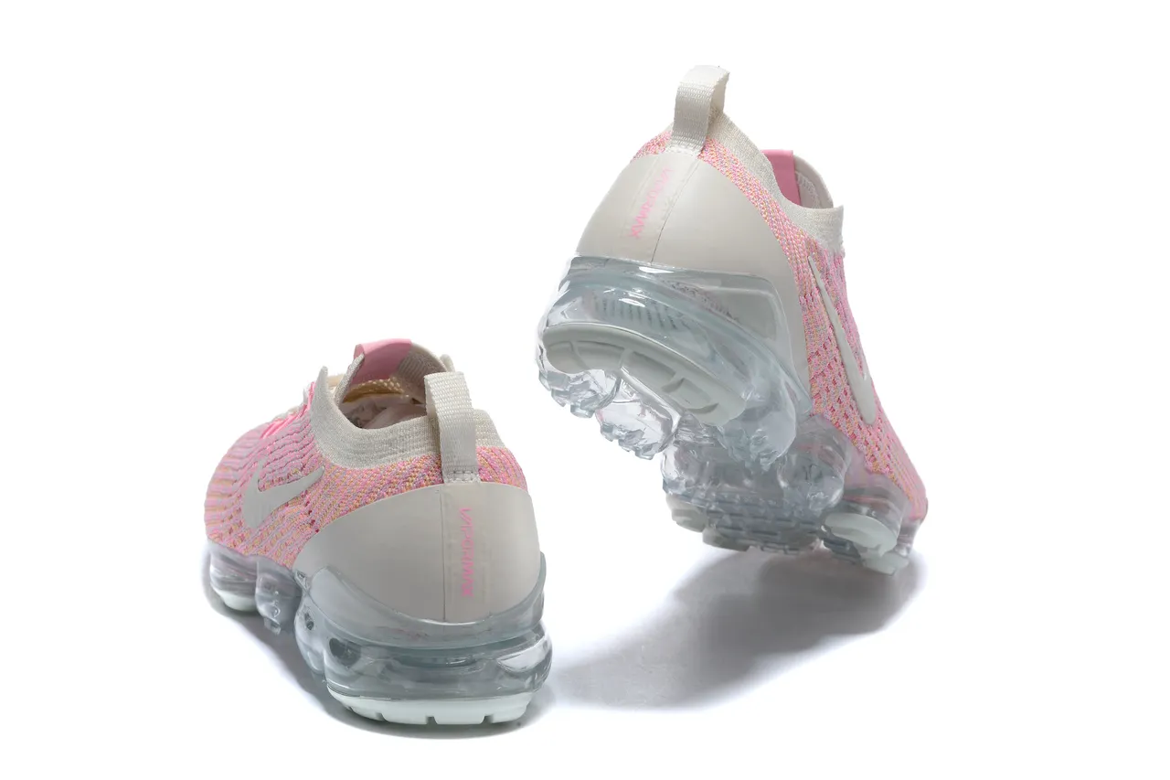 Nike Air VaporMax Flyknit Pink Peach Gradient Lifestyle Sneakers 10