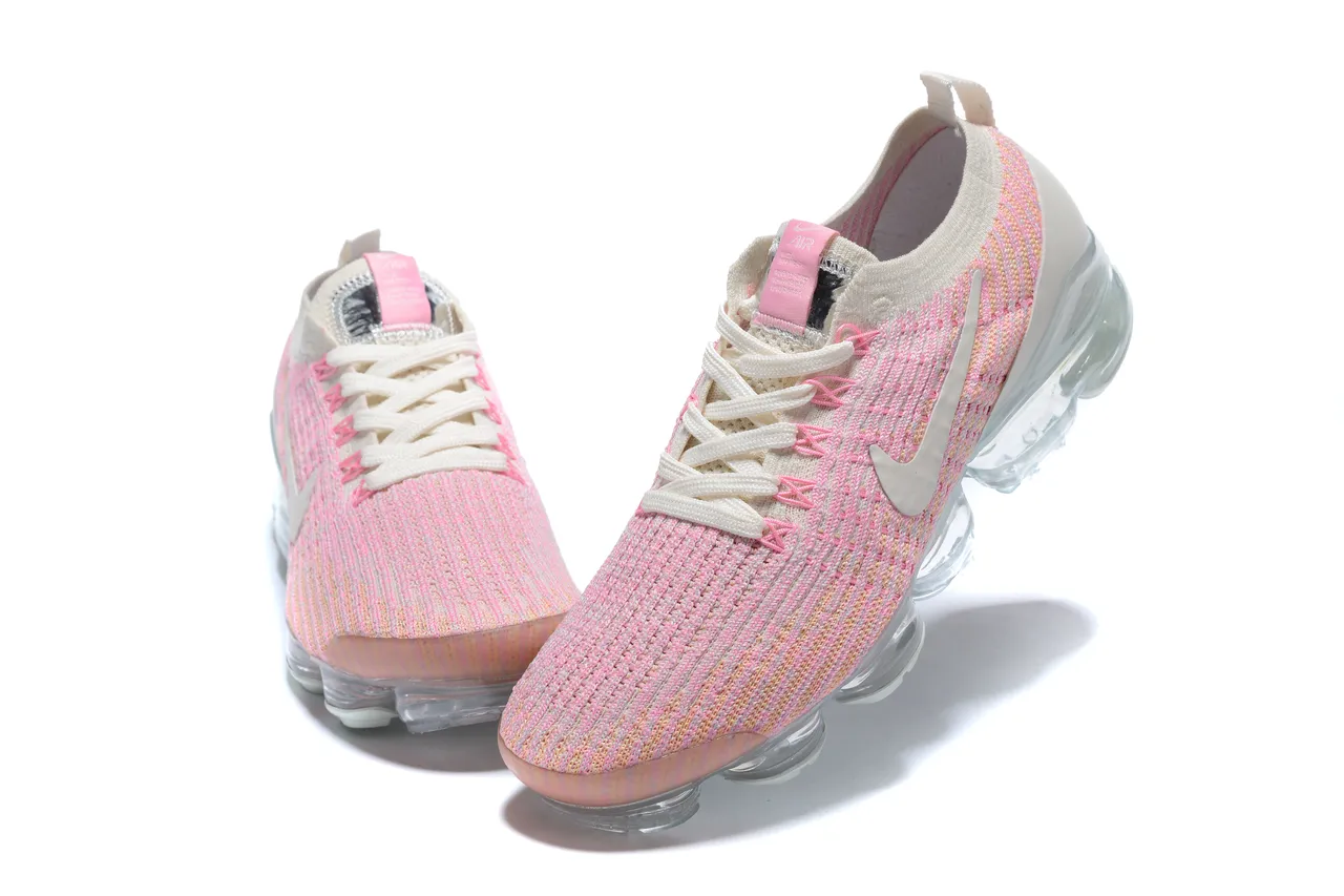Nike Air VaporMax Flyknit Pink Peach Gradient Lifestyle Sneakers 11