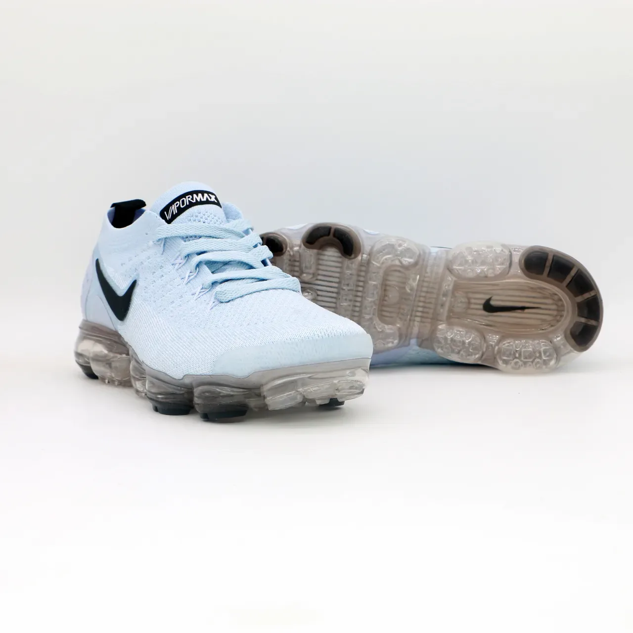 Nike Air VaporMax Sneakers Lifestyle Bleu Clair Flyknit 3
