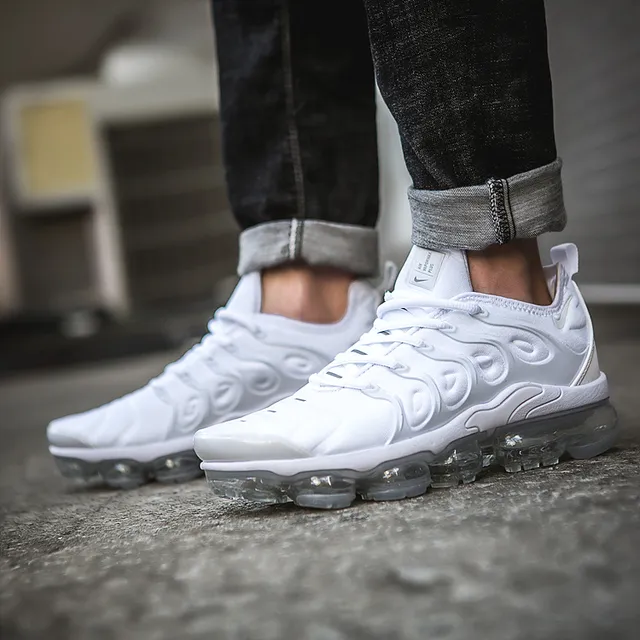 Nike Air VaporMax Plus White Lifestyle Sneakers 6