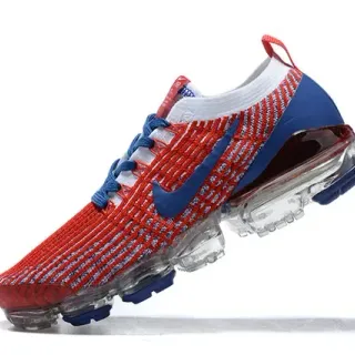 Nike Air VaporMax Chaussures de course Rouge Bleu Blanc