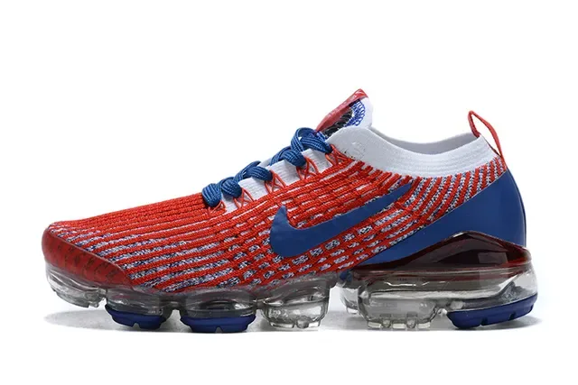 Nike Air VaporMax Chaussures de course Rouge Bleu Blanc 2