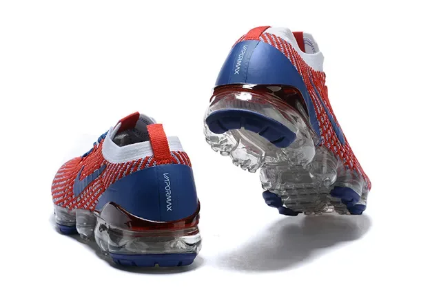 Nike Air VaporMax Chaussures de course Rouge Bleu Blanc 5