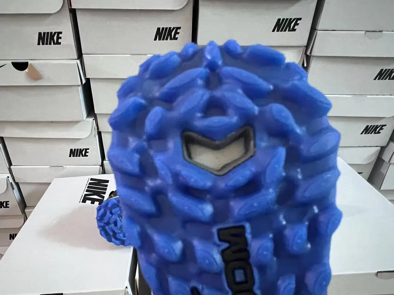 Nike Air Zoom Noir Bleu Bas Haut Synthétique Texturé Riboté Panneau du Metatarsien Chaussures de Football sur Herbe 11