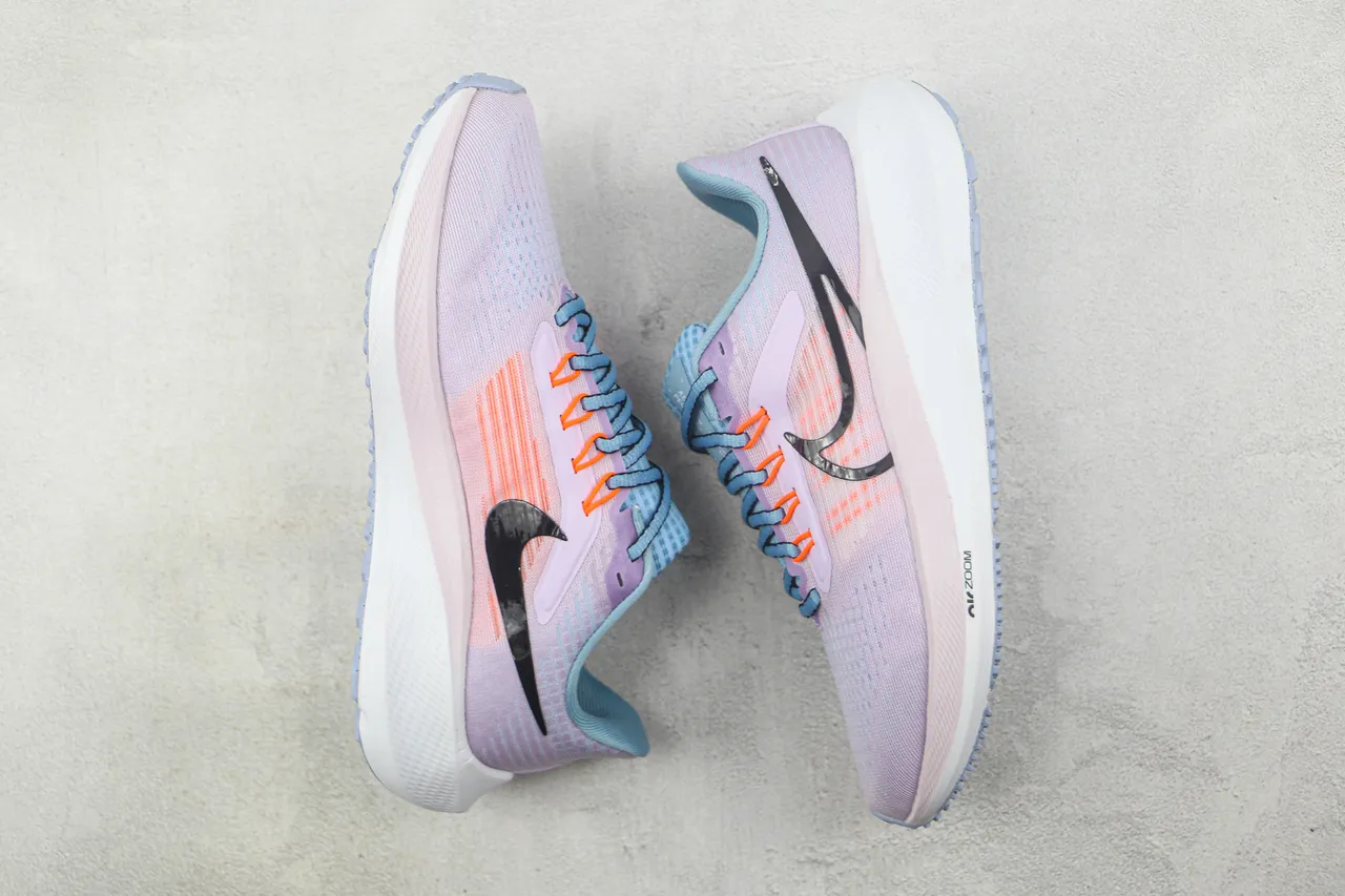 Nike Air Zoom Pegasus Chaussures de course Lavande Bleu Orange 2
