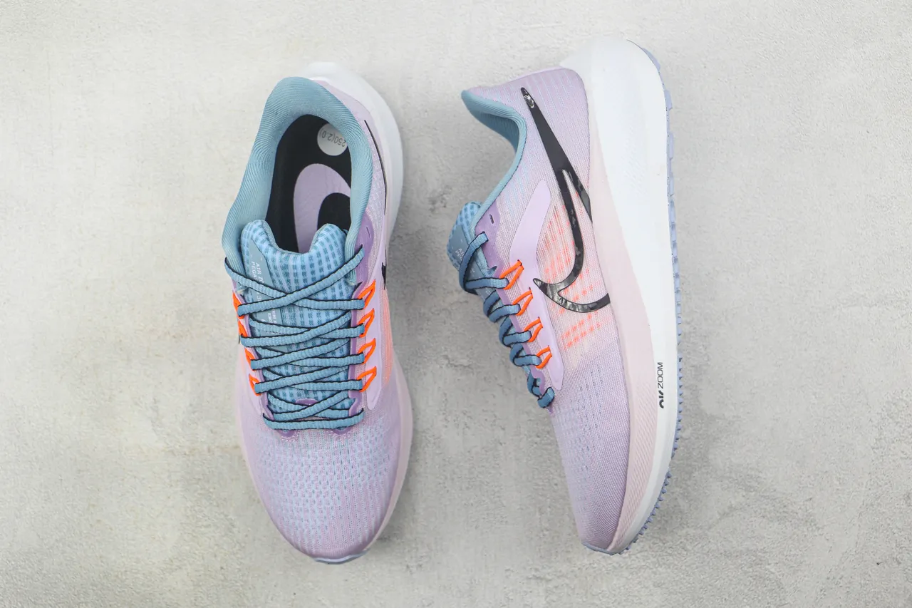 Nike Air Zoom Pegasus Chaussures de course Lavande Bleu Orange 3