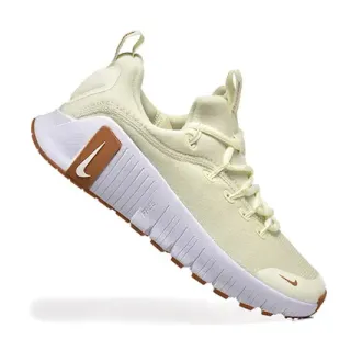 Nike Beige Brown Knit Upper Sculpted Ridged Midsole Lifestyle Sneakers