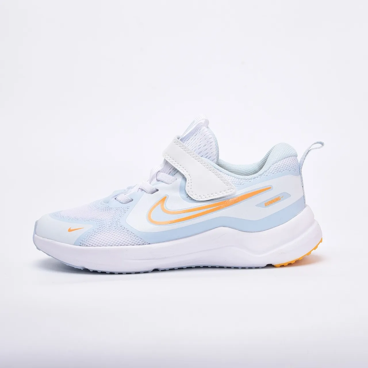 Nike Beige Yellow Low-Top Mesh Upper Running Shoes 6