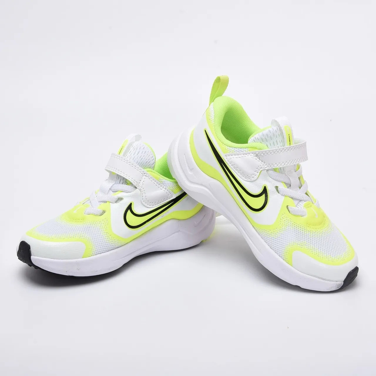 Nike Beige Yellow Low-Top Mesh Upper Running Shoes 18