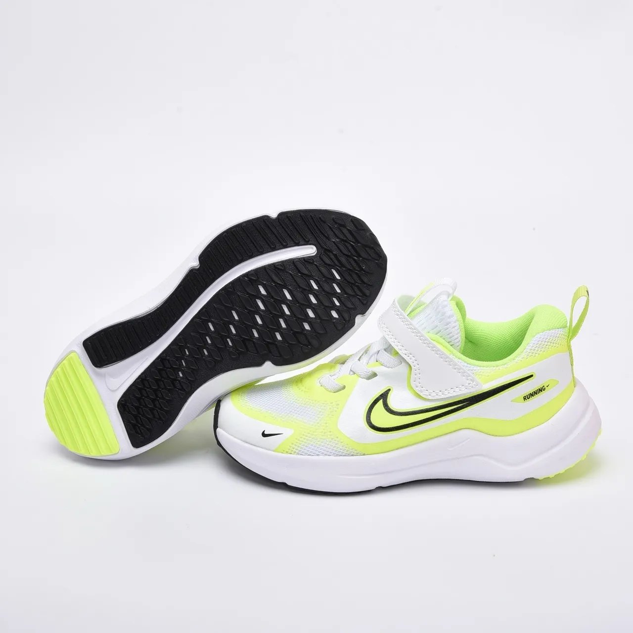 Nike Beige Yellow Low-Top Mesh Upper Running Shoes 19