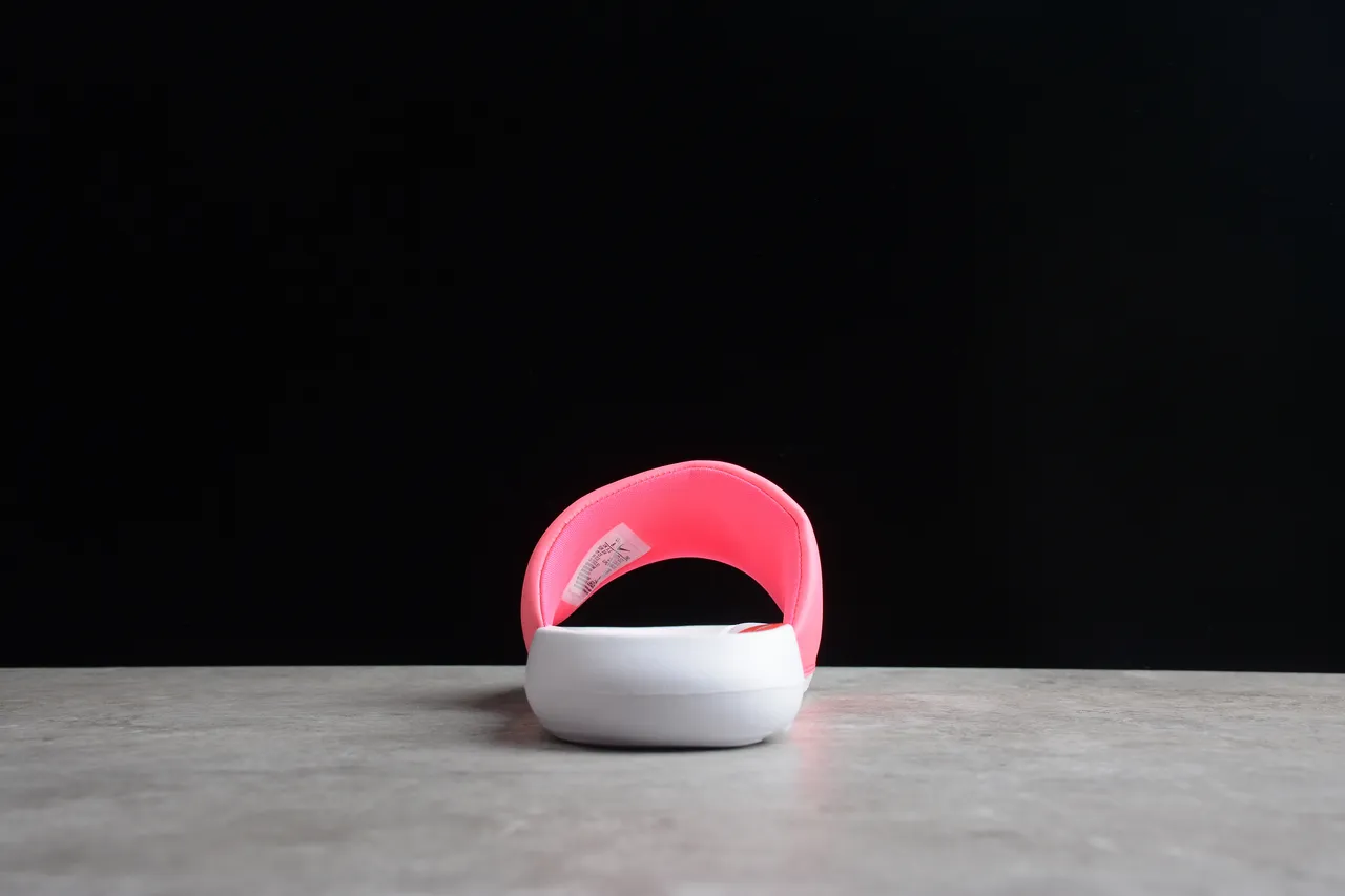 Nike Benassi JDI Pink and White Slippers 7