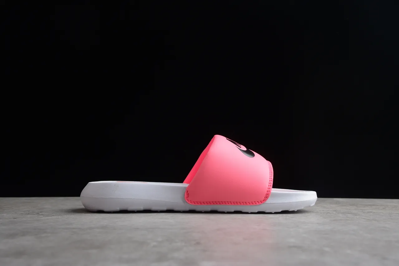 Nike Benassi JDI Pink and White Slippers 10