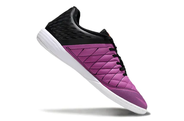 Nike Noir Violet Maille Fusionnée Supérieure Matelassée Synthétique Capuchon des Doigts Chaussures de Football Indoor 2