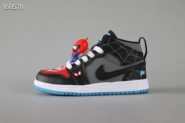 Nike Black Red High-Top Leather-and-Synthetic Upper Lifestyle Sneakers 2