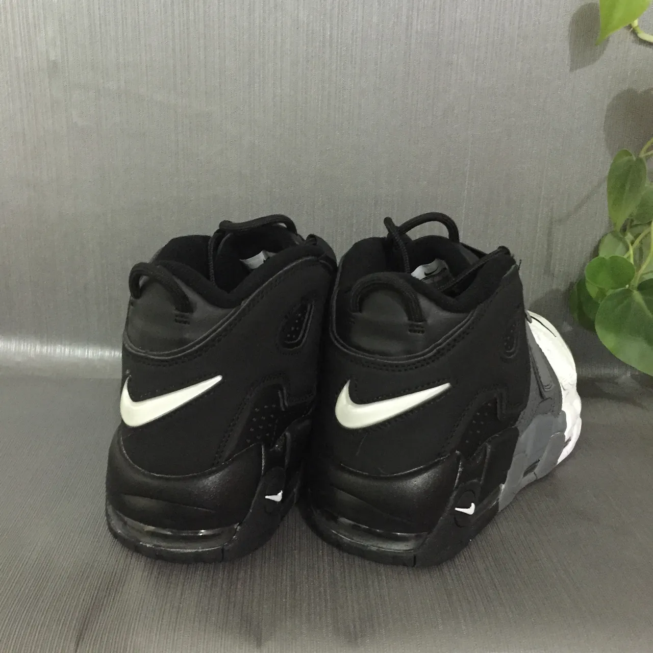 Nike Black White High-Top Multi-Layered Synthetic Cage Basketball Shoes 4
