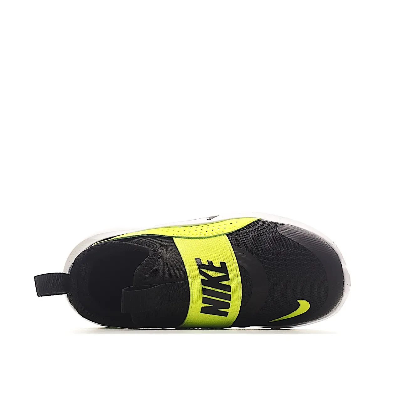 Nike Black Yellow Slip-On Elastic Strap Lifestyle Sneakers 13