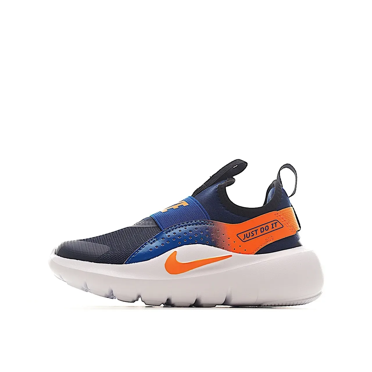 Nike Black Yellow Slip-On Elastic Strap Lifestyle Sneakers 24